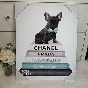 Cute frenchie canvas